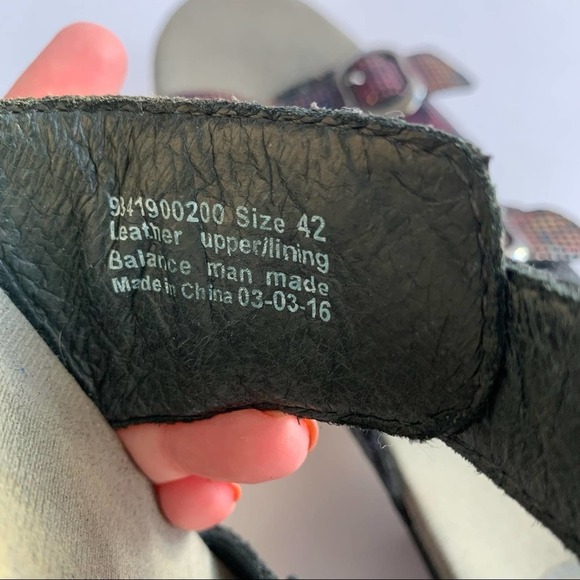 Dansko Sophie Stained Glass Holographic Rainbow Double Strap Sandal EU42 - Picture 8 of 10